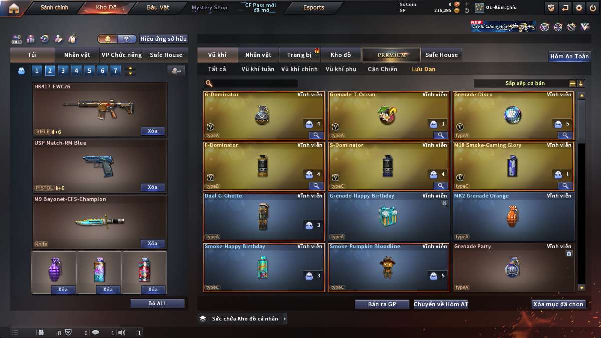 shop acc cf uy tin gia re